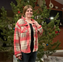 Load image into Gallery viewer, Pink Plaid Sherpa

