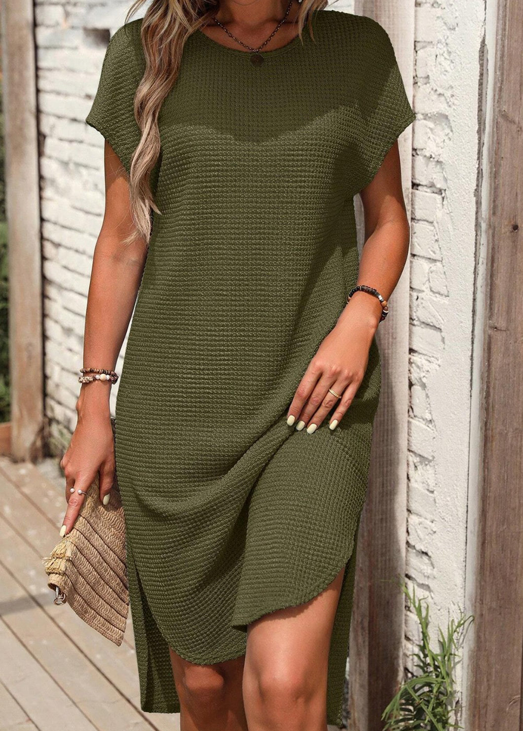 Olive Green Dress