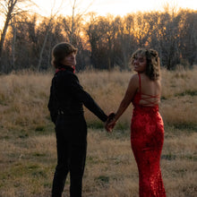 Load image into Gallery viewer, Red Sequin Formal
