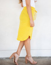 Load image into Gallery viewer, Stripe Drawstring Skirt
