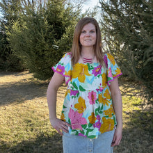 Load image into Gallery viewer, Floral Peplum
