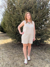Load image into Gallery viewer, Textured Romper with Pockets

