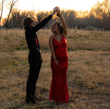Load image into Gallery viewer, Red Sequin Formal
