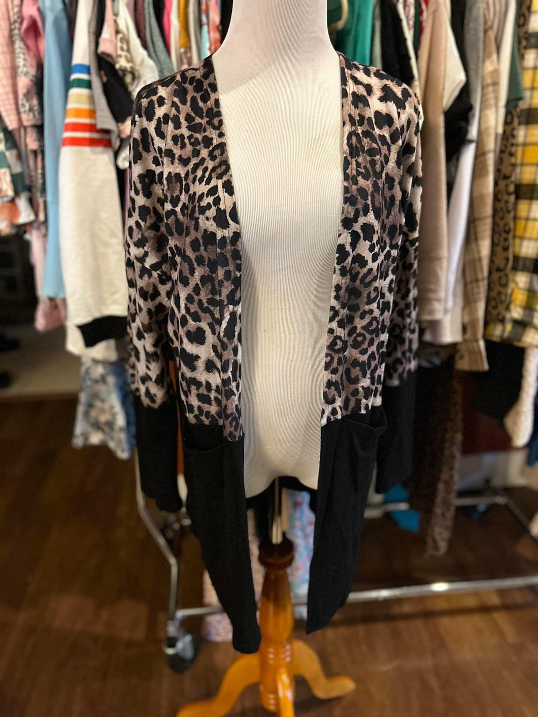 Cheetah Print Cardigan