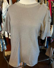Load image into Gallery viewer, Grey Waffle Knit Top
