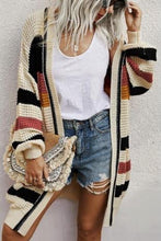 Load image into Gallery viewer, Striped Sweater cardigan

