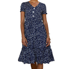 Load image into Gallery viewer, Mini Floral 3 Button Dress
