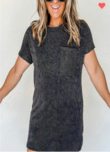 Load image into Gallery viewer, Ribbed T-shirt Dress
